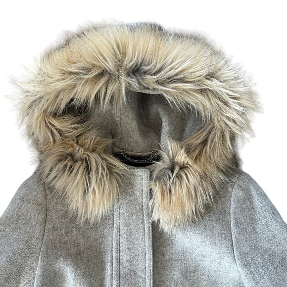 J. Crew Chateau Parka Italian Wool Stadium Cloth Grey - Picture 6 of 13